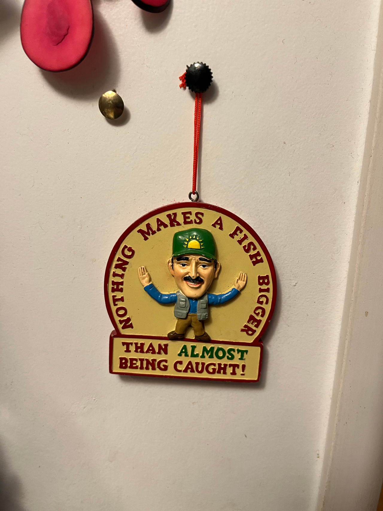 Nothing Makes a Fish Bigger Than Almost Being Caught Plaque