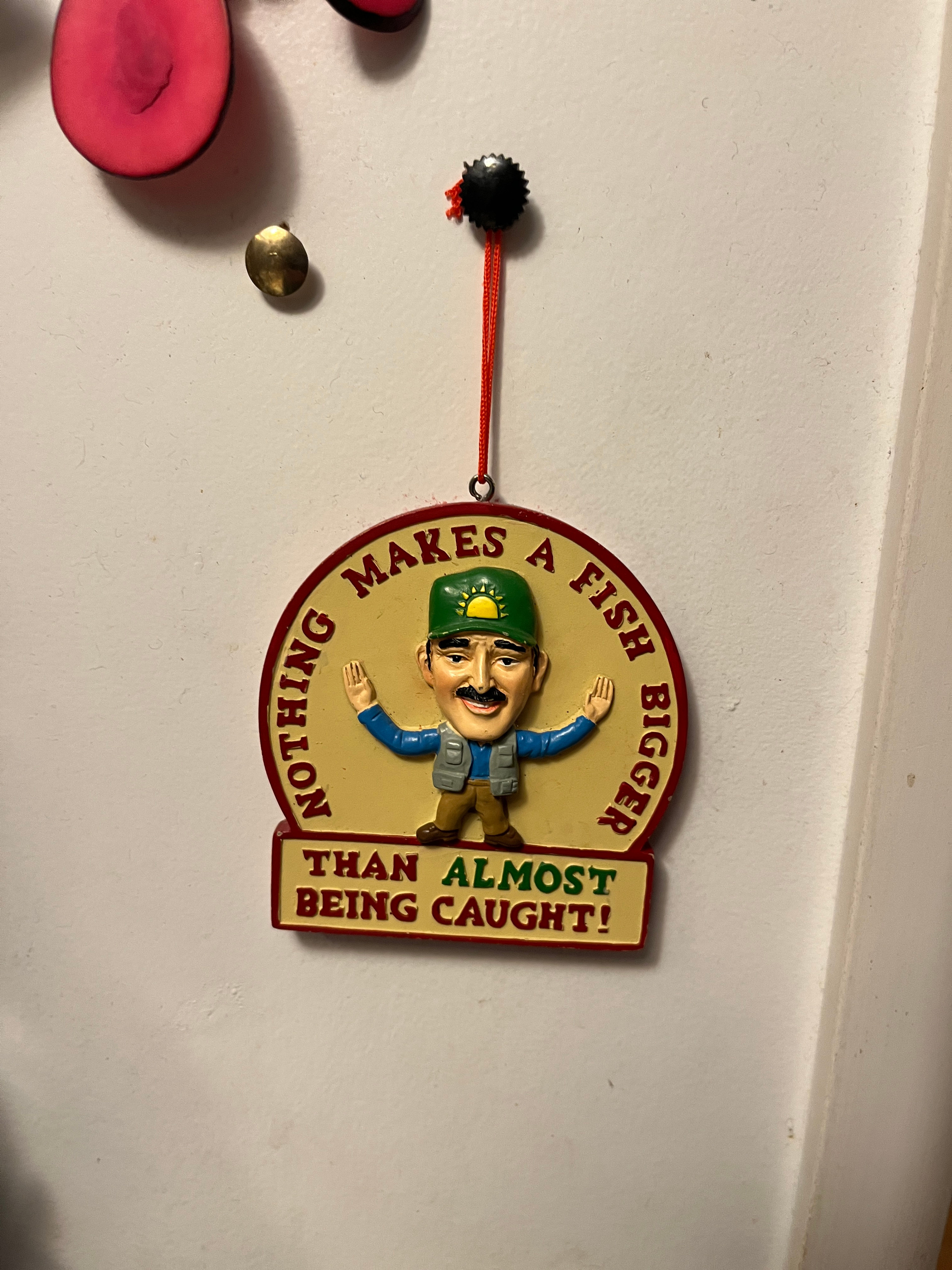 Nothing Makes a Fish Bigger Than Almost Being Caught Plaque