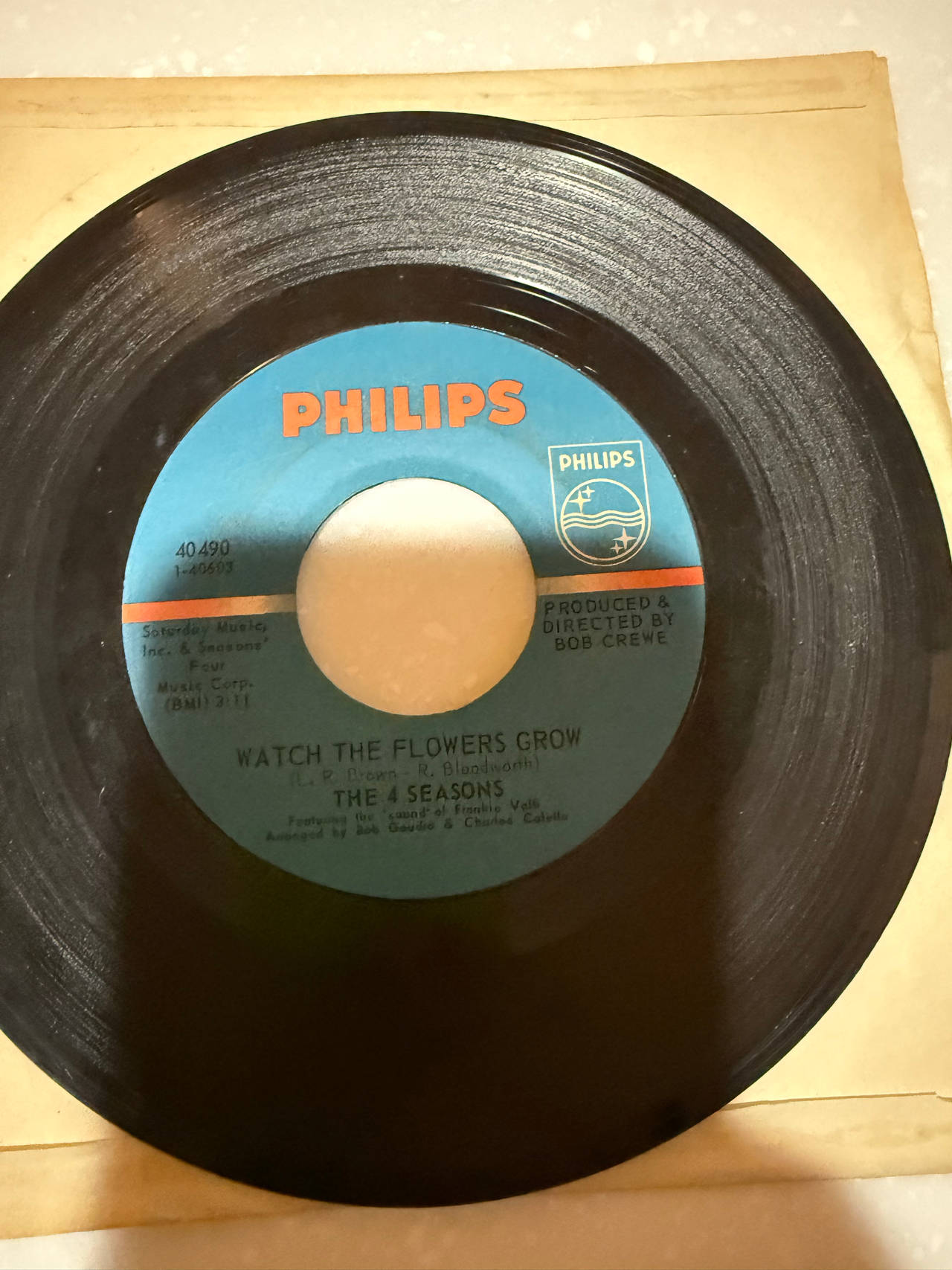 The 4 Seasons - Watch The Flowers Grow 7" Vinyl Single