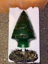 Vintage Poppy Lighted Christmas Tree Decorative Table Lamp Night Light 12" - Image 2