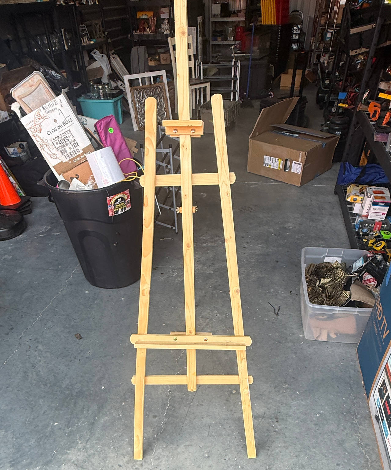 Wooden A-Frame Studio Easel