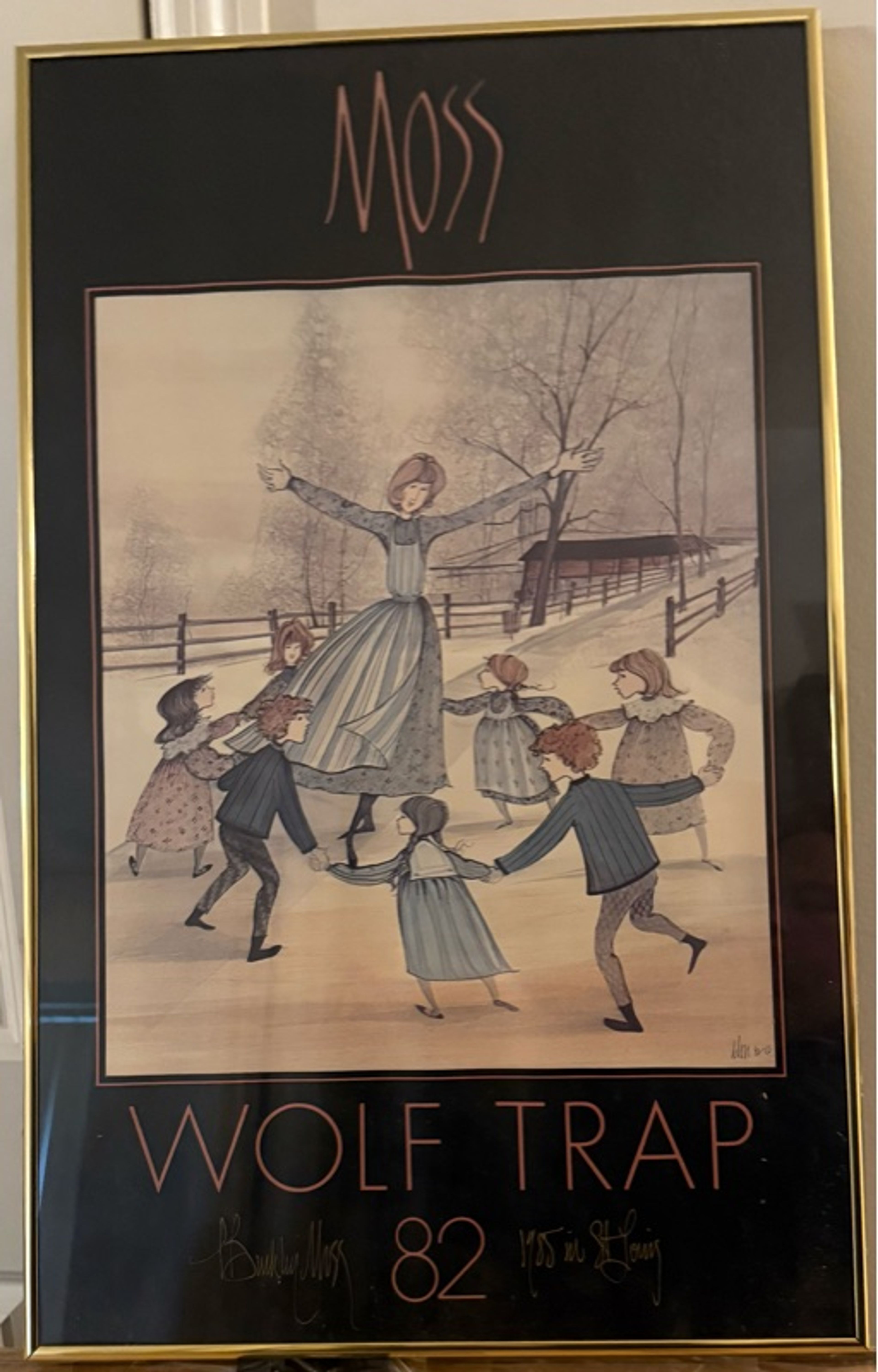 P. Buckley Moss Wolf Trap 82 Poster