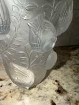 Lalique Saint Francois Art Glass Vase – HAS DAMAGE LOOK AT PICS - Image 3