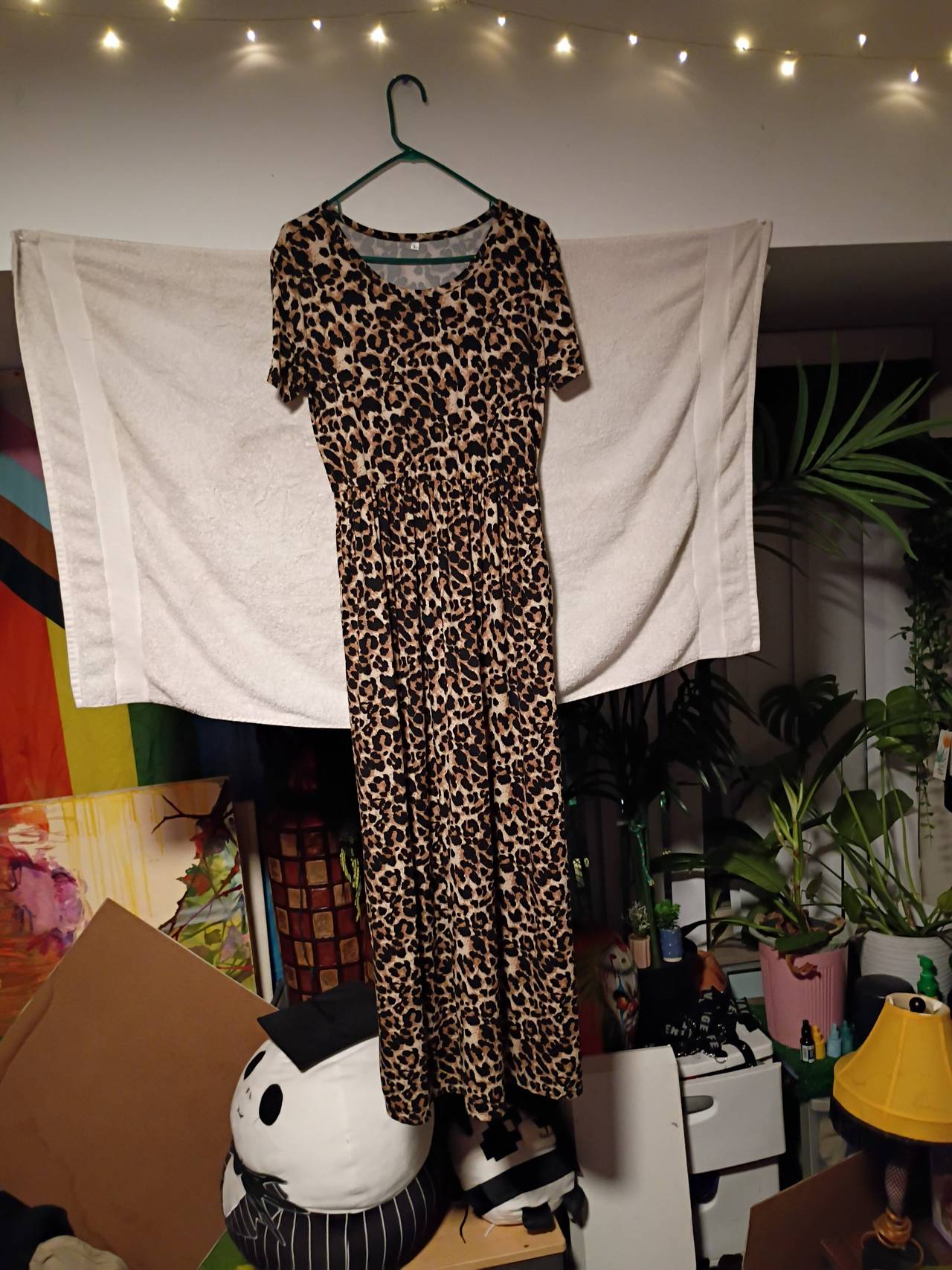 Leopard Print Maxi Dress