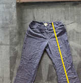 LOFT Linen Blend Straight Leg Pants - Image 1