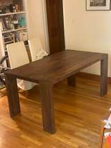 CB2 blox 63” Solid Wood Dining Table - Image 2