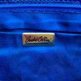 Vintage André Cellini Blue Sequin Beaded Evening Bag Clutch Purse Crossbody - Image 7