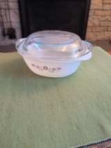 vintage PYREX  Old Town Brown 472 Casserole Dish with Lid - Image 2