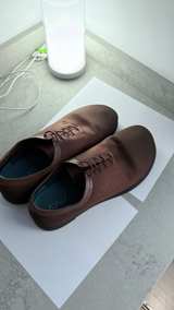 OAKA Adams Derby Barefoot Dress Shoes Brown - Image 2