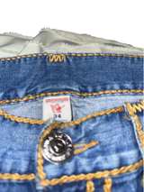 True Religion Super T Straight Jeans Thick Stitch Men’s Size 34 - Image 3