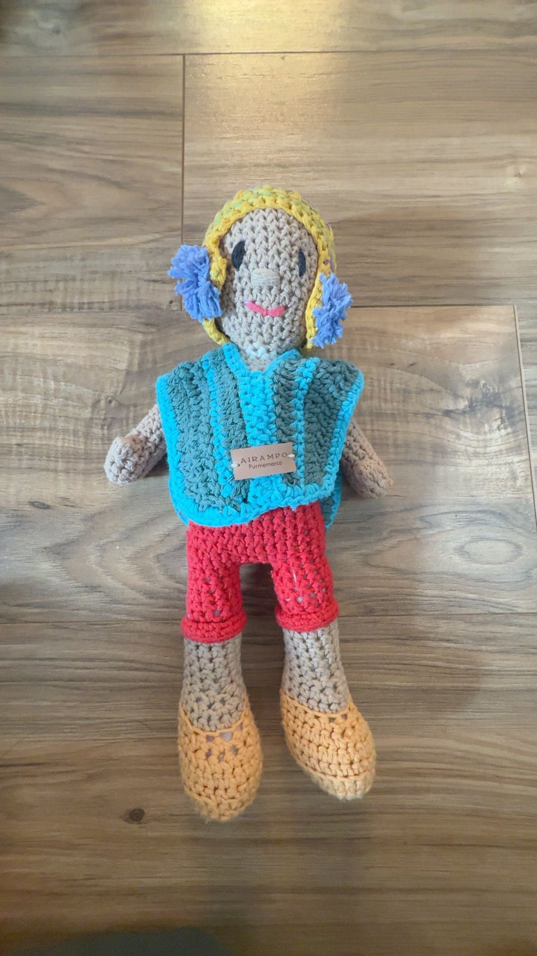 Pebble Cowboy Rattle Toy
