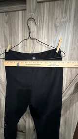 Gaiam Yoga Leggings Large Black with Flowers - Image 4