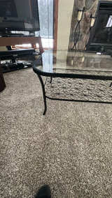 IKEA Klingsbo Coffee Table Black Glass - Image 3