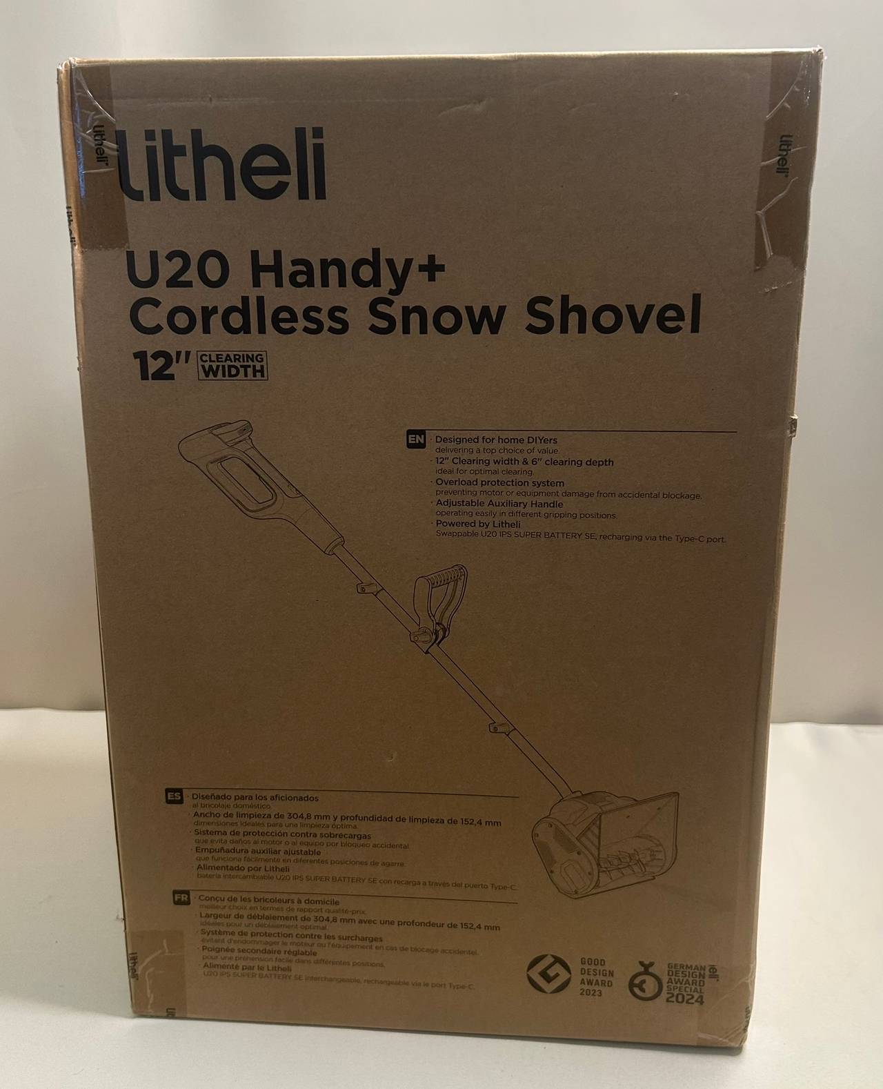 Litheli U20 Handy+ 12" Cordless Snow Shovel