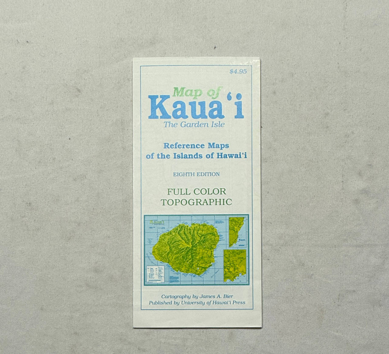 Map of Kaua'i: The Garden Isle (Eighth Edition)