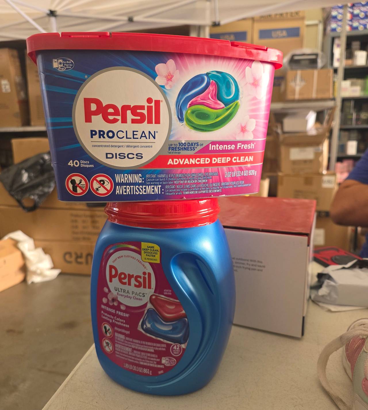 Persil ProClean Discs Intense Fresh Laundry Detergent Pacs