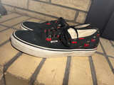 Vans Authentic Cherry Print Black/White Size 10 - Image 1