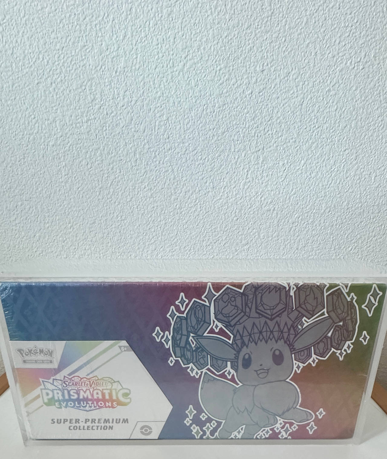 Acrylic display for prismatic evolutions SPC
