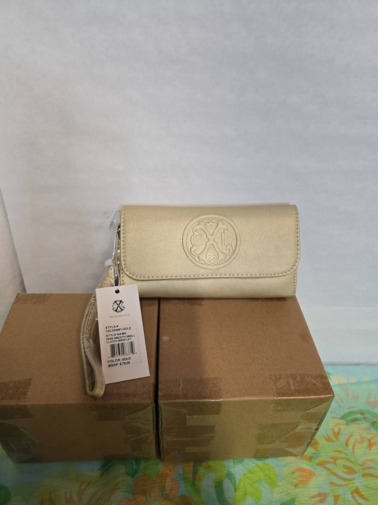 CXL by Christian Lacroix Park Smooth Small Clutch Wristlet