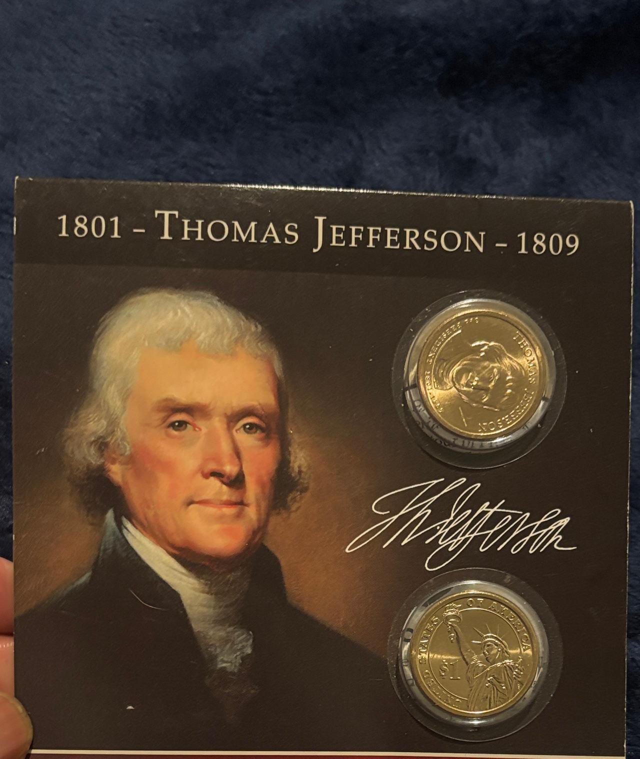 Thomas Jefferson Presidential $1 Coin Set