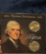 Thomas Jefferson Presidential $1 Coin Set - Image 1