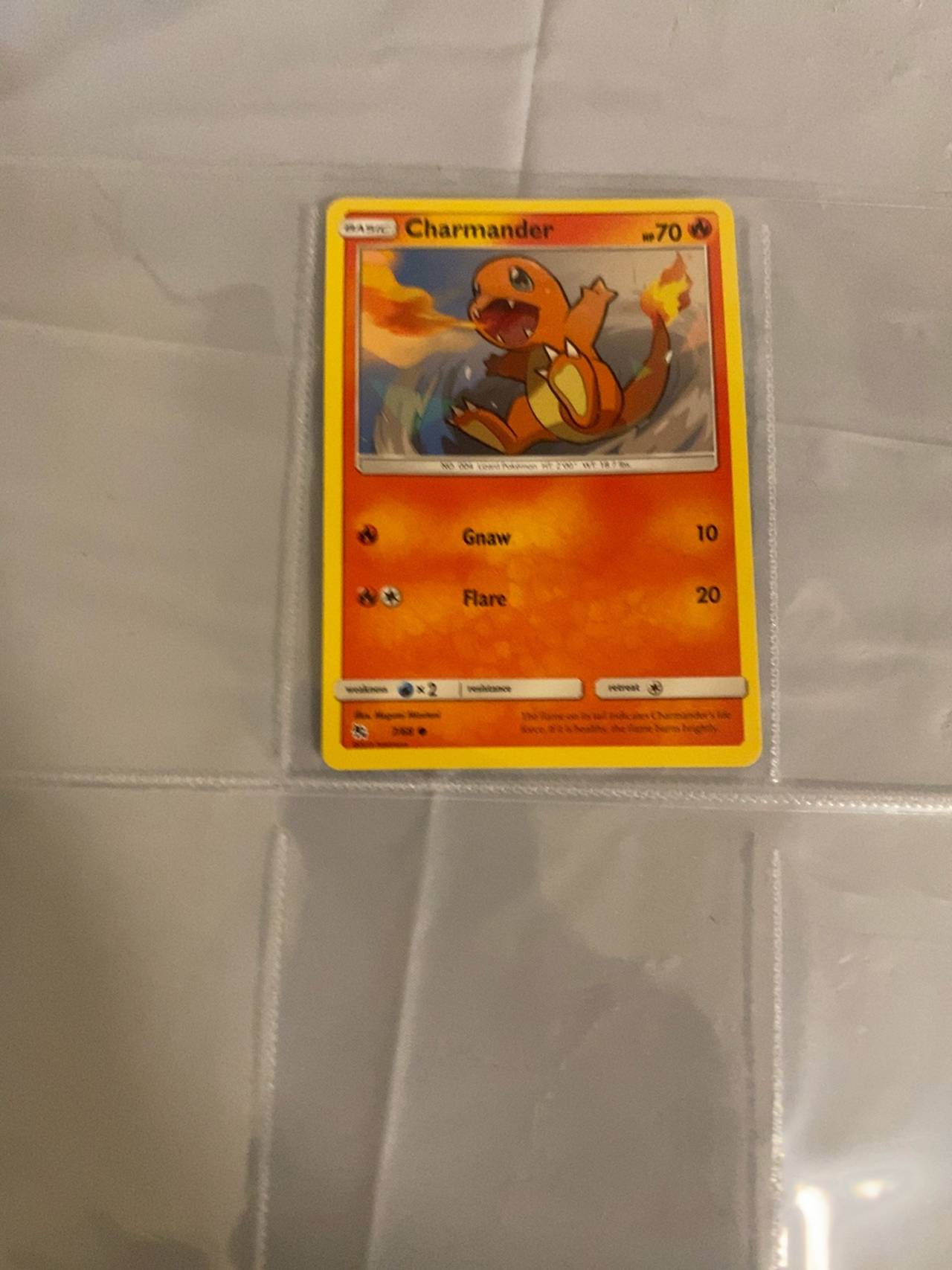 Pokemon Charmander Reverse Holo Hidden Fates Card
