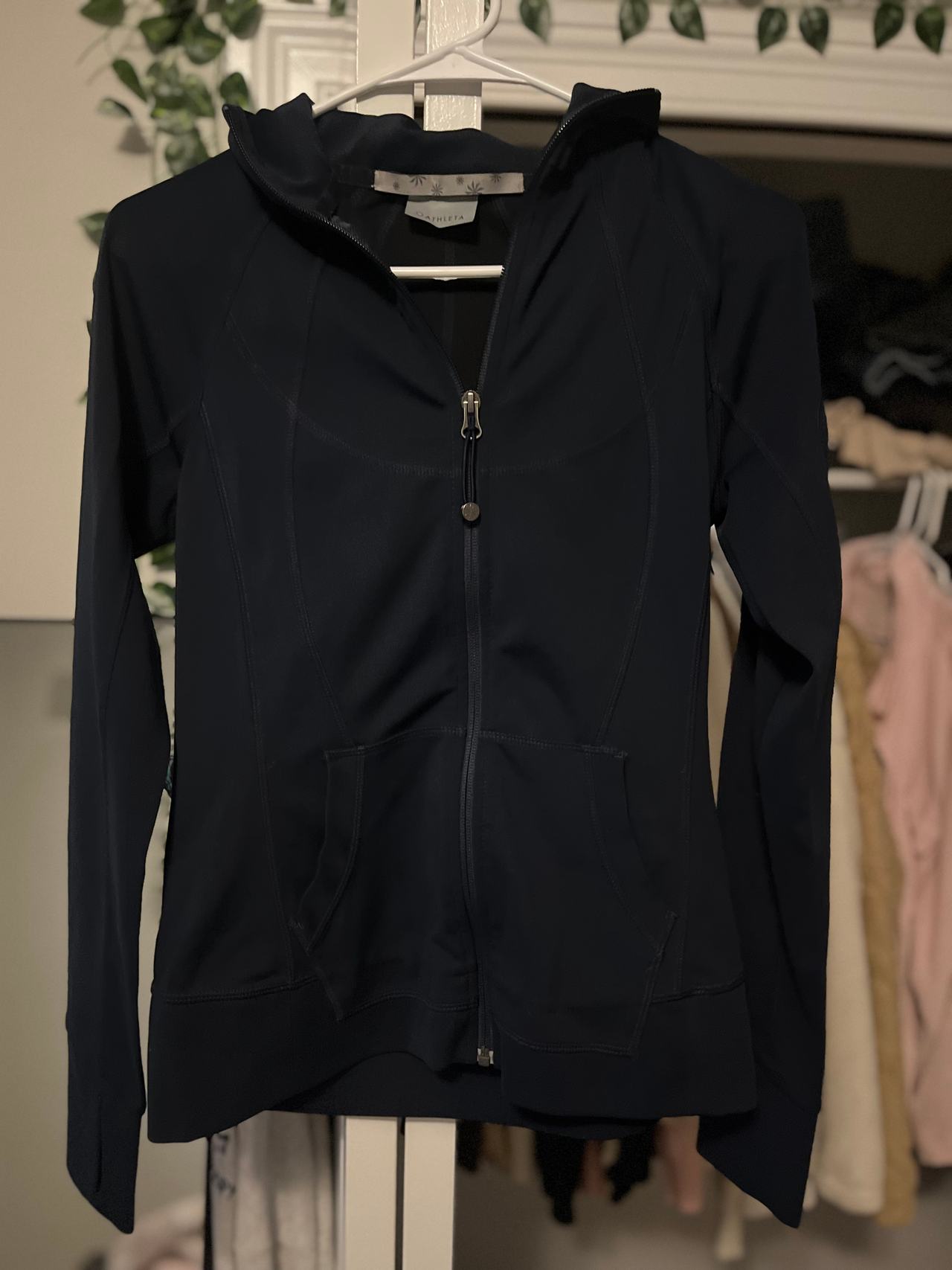 Athleta navy blue Define Jacket
