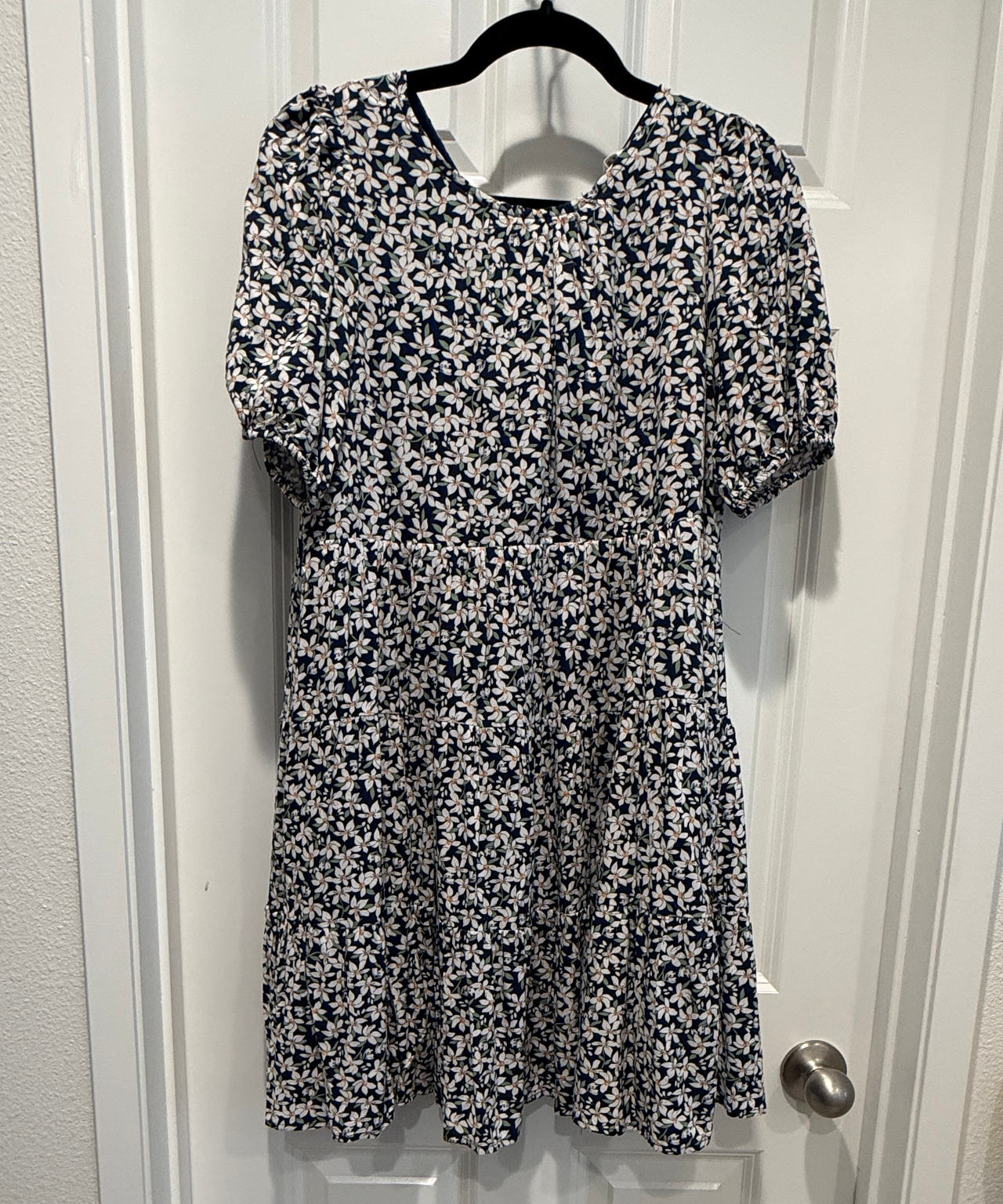 Listicle Tiered Floral Mini Dress