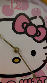 Hello Kitty Wall Clock brand new unopened  - Image 3