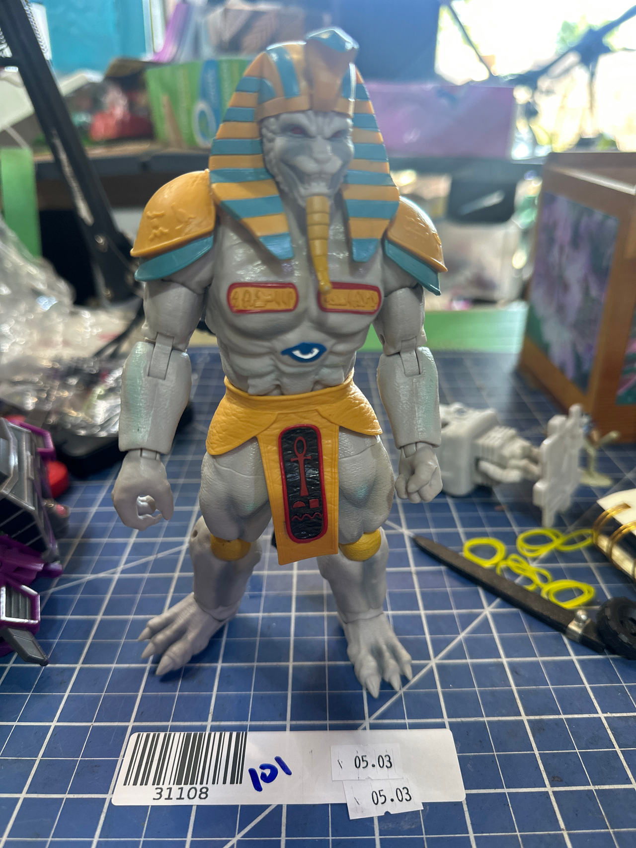 Power Rangers ANUBIS retro action figure lot 115
