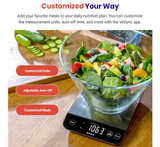 Etekcity Food Nutrition Scale, Smart Food Scale for calorie count, Without Wire - Image 5