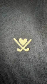 Fiagreen Houndstooth Sleeve Golf Sweater M - Image 2