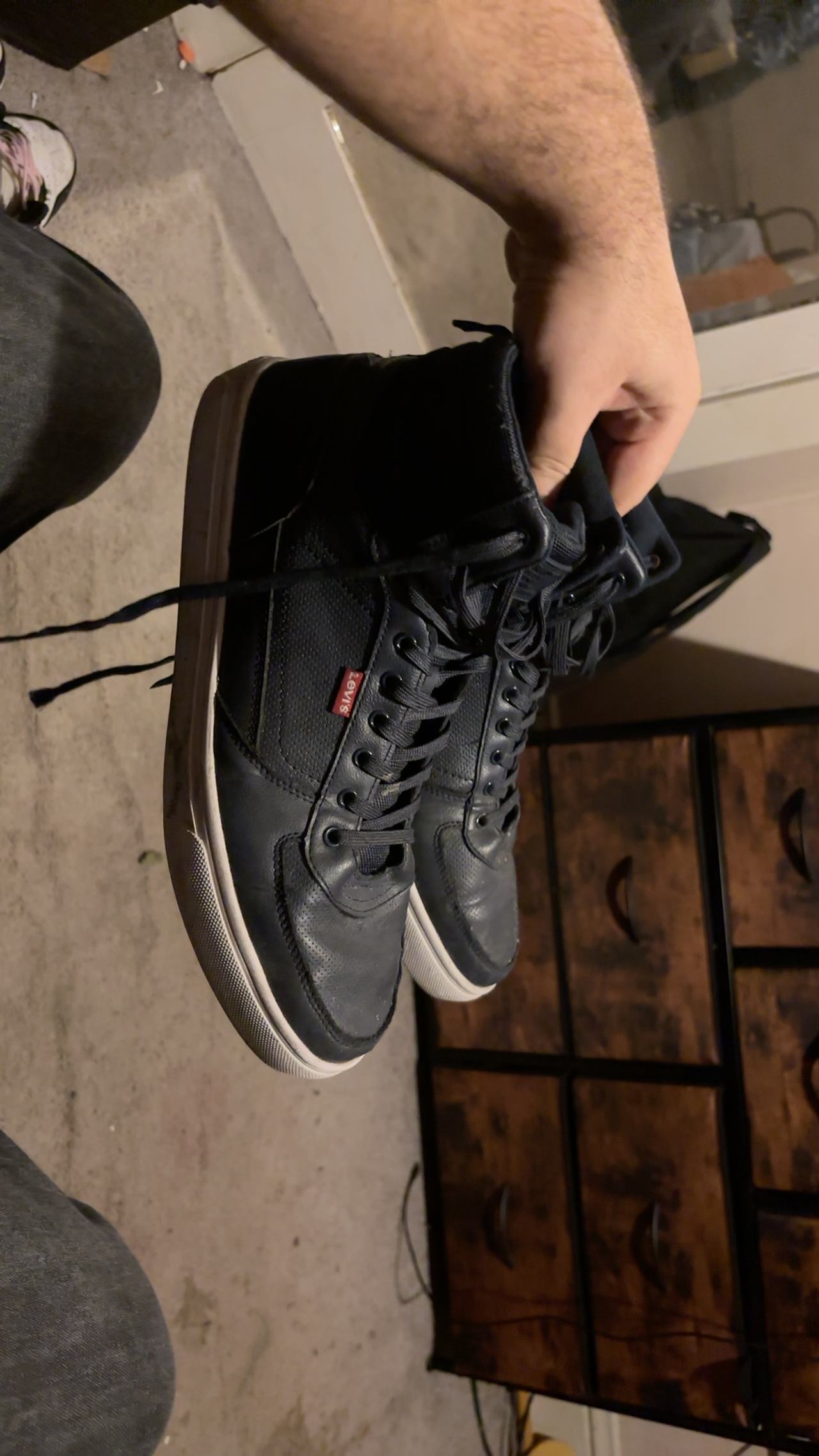 Levi's Liam Hi NL Navy/White Sneakers