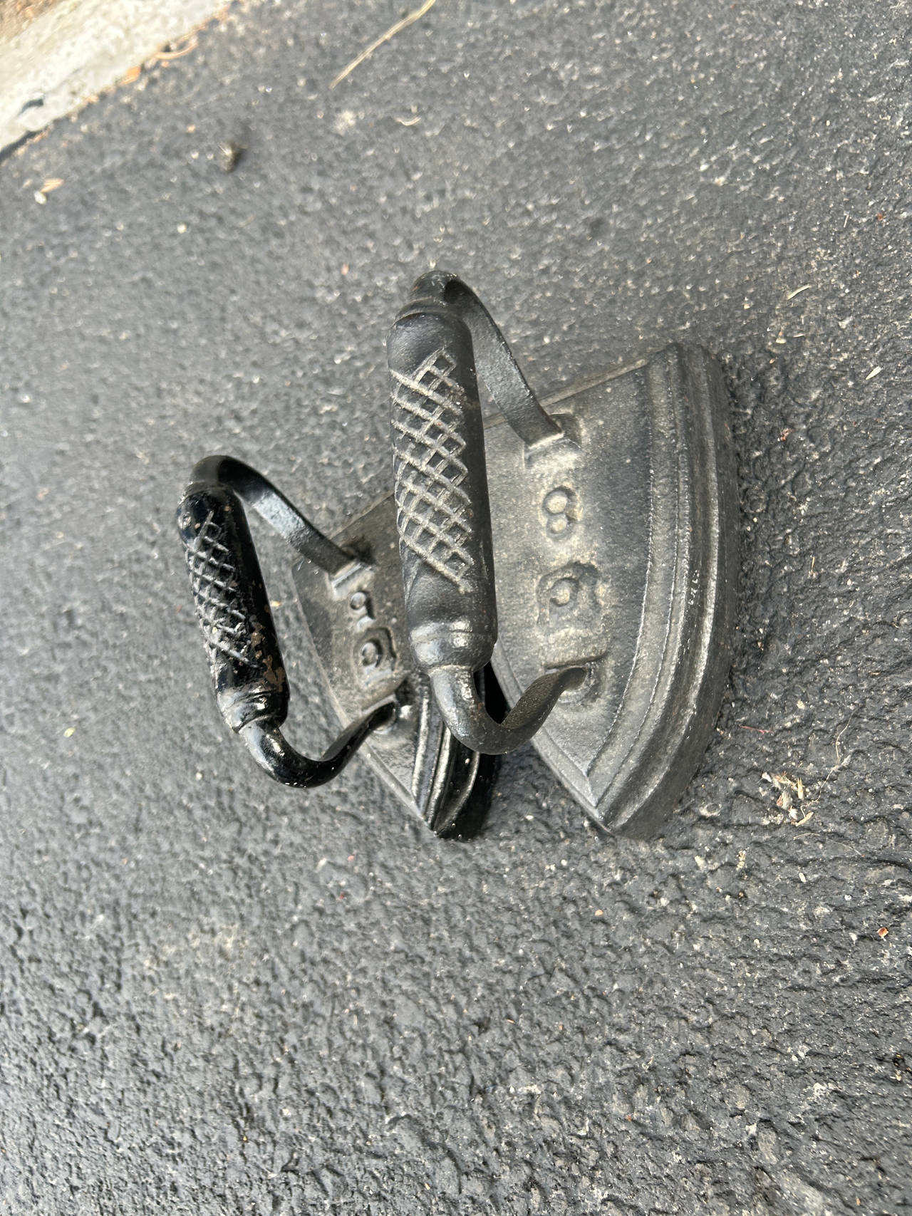 Antique Cast Iron Clothes Iron