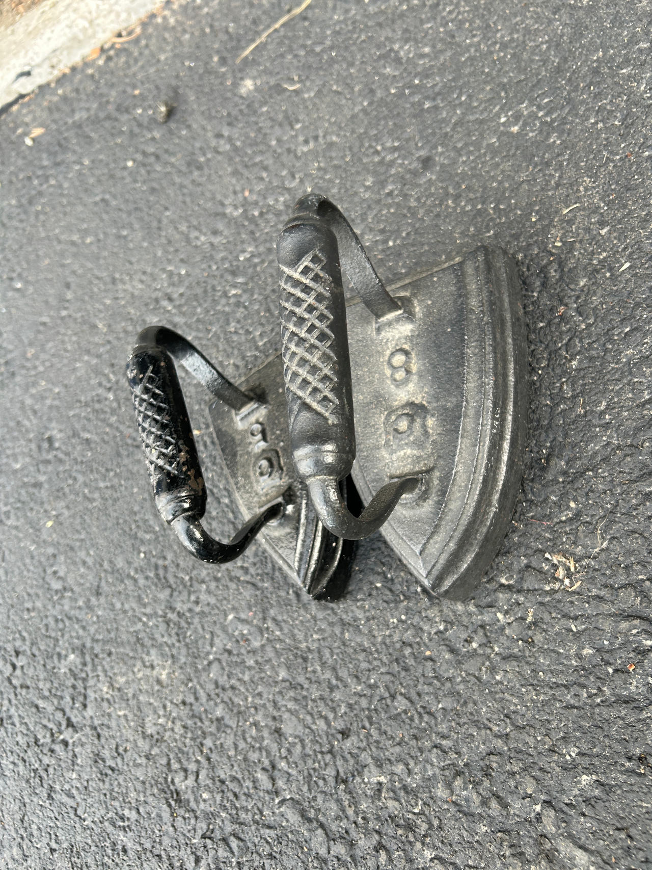 Antique Cast Iron Clothes Iron
