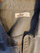 Hollister Olive Green Military Utility Shirt - Image 3