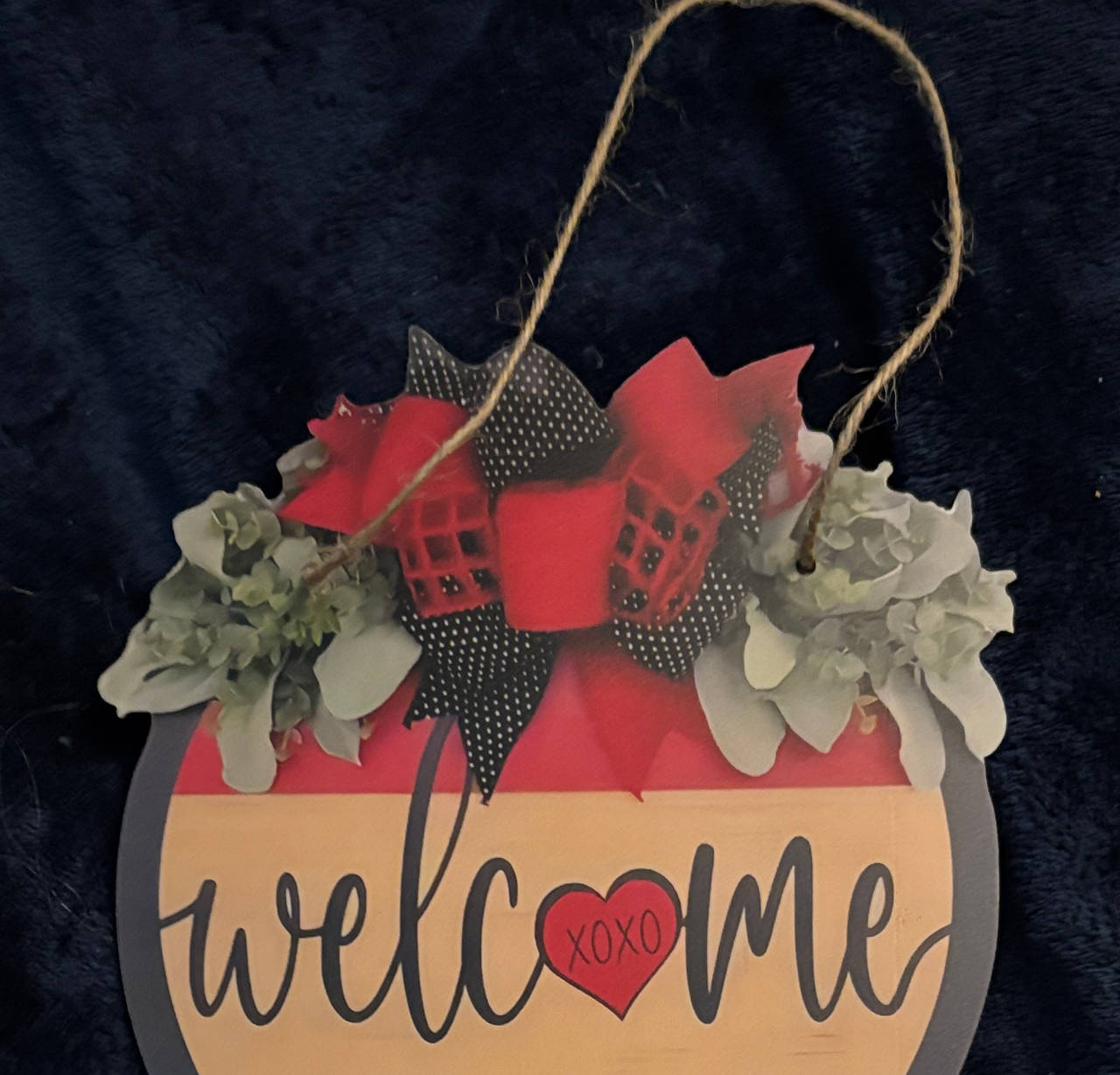 Valentine's Day Welcome Door Sign