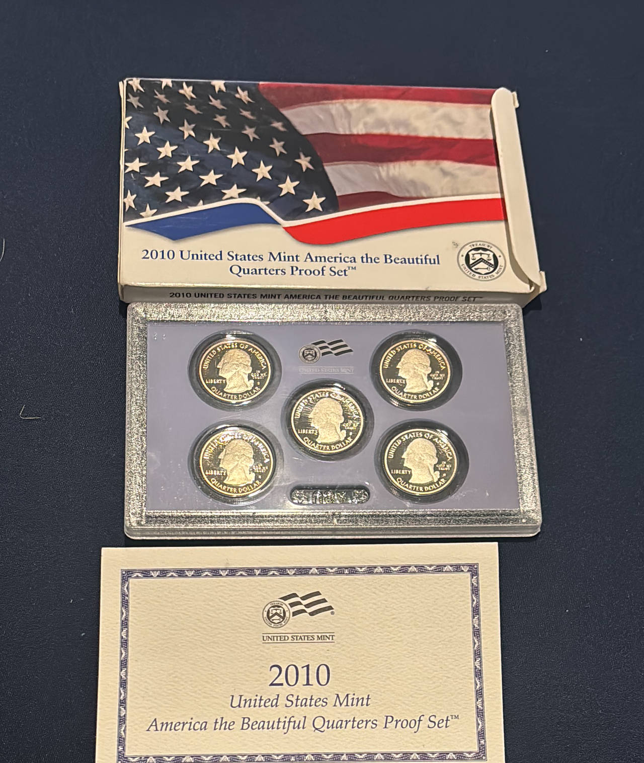 2010 United States Mint America the Beautiful Quarters Proof Set