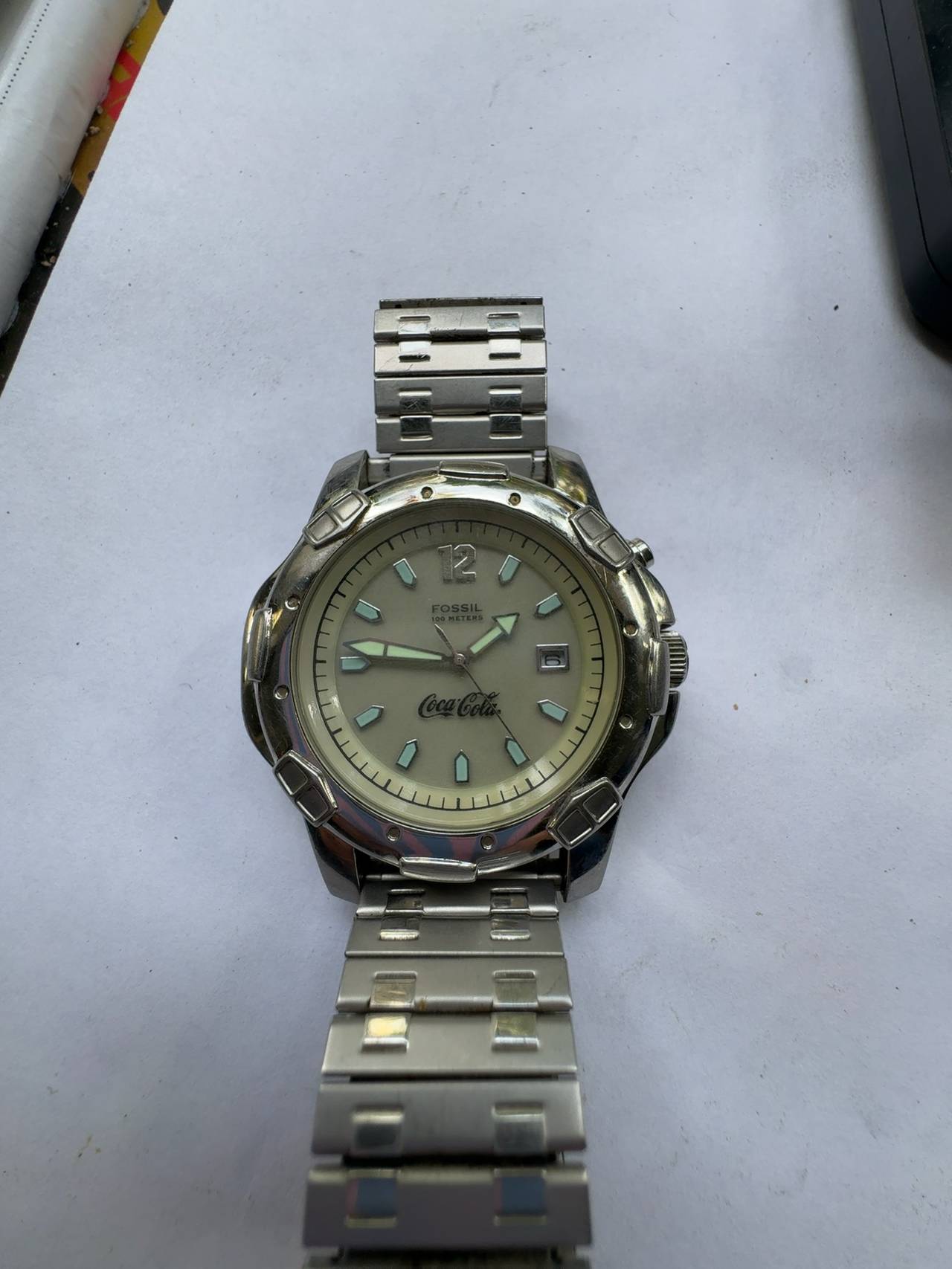 Fossil Coca Cola PR-5167 Brown Leather Watch