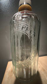 Vintage Glass Seltzer Bottle Soda water Schweppes  - Image 4