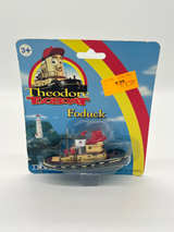 Vintage 1998 ERTL Theodore Tugboat Foduck #34003 Sealed Die Cast Toy MOC - Image 1