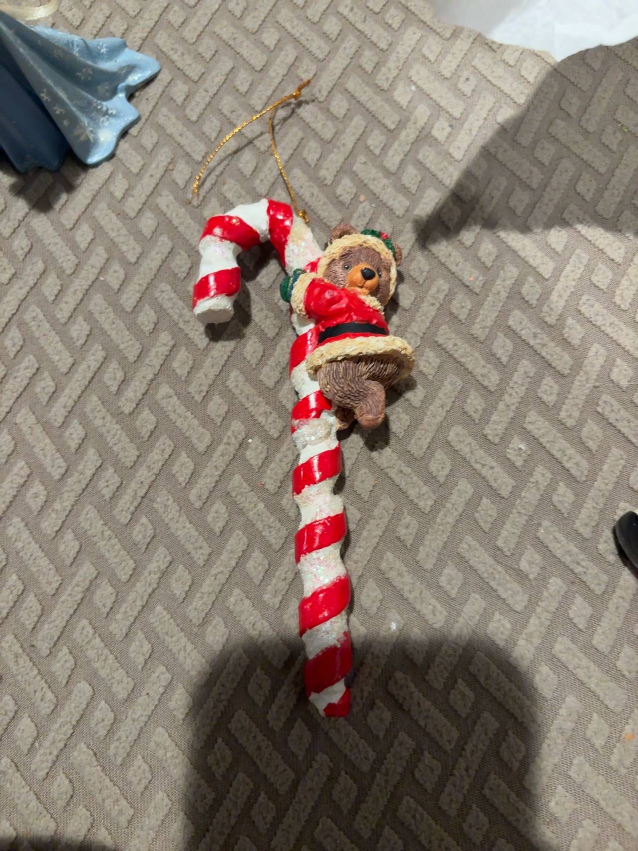 Boyds Bears Candy Cane Ornament Bear