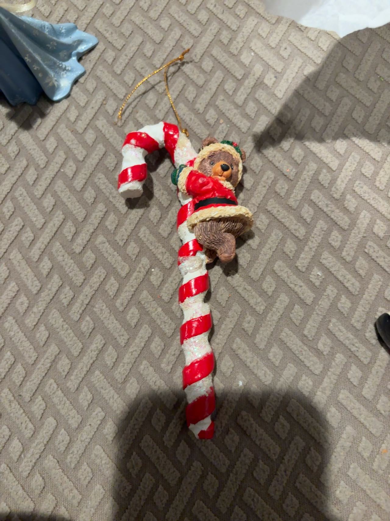 Boyds Bears Candy Cane Ornament Bear