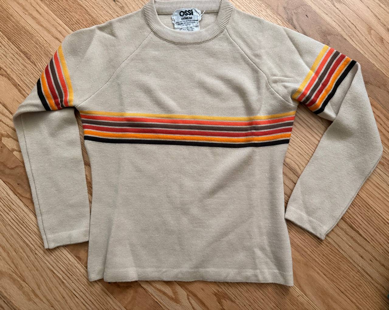Ossi Skiwear Vintage Striped Sweater