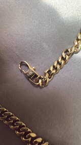 Gold dollar bill chain. 14k gold. - Image 2