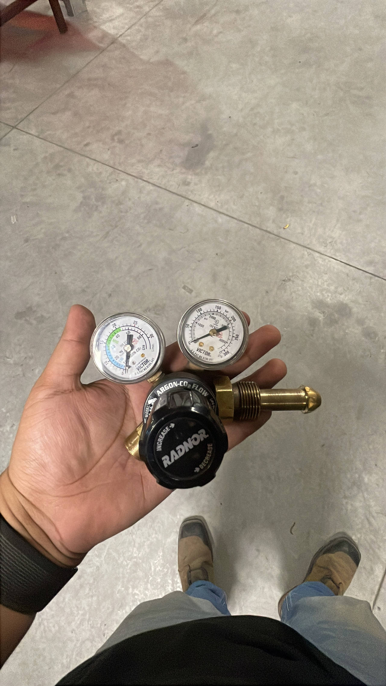 Radnor Argon/CO2 Flow Gauge Regulator