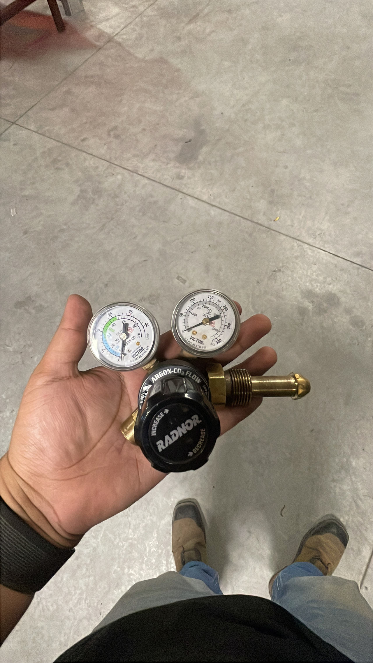 Radnor Argon/CO2 Flow Gauge Regulator