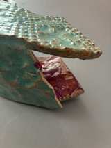 Abstract Textured Ceramic Art Piece - Image 4