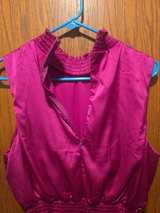 A New Day Sleeveless Smocked Neck Satin Jumpsuit - Image 1