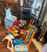 Huge Toddler Toy Lot - Riding Toys, Farm, Hot Wheels & More - Image 1